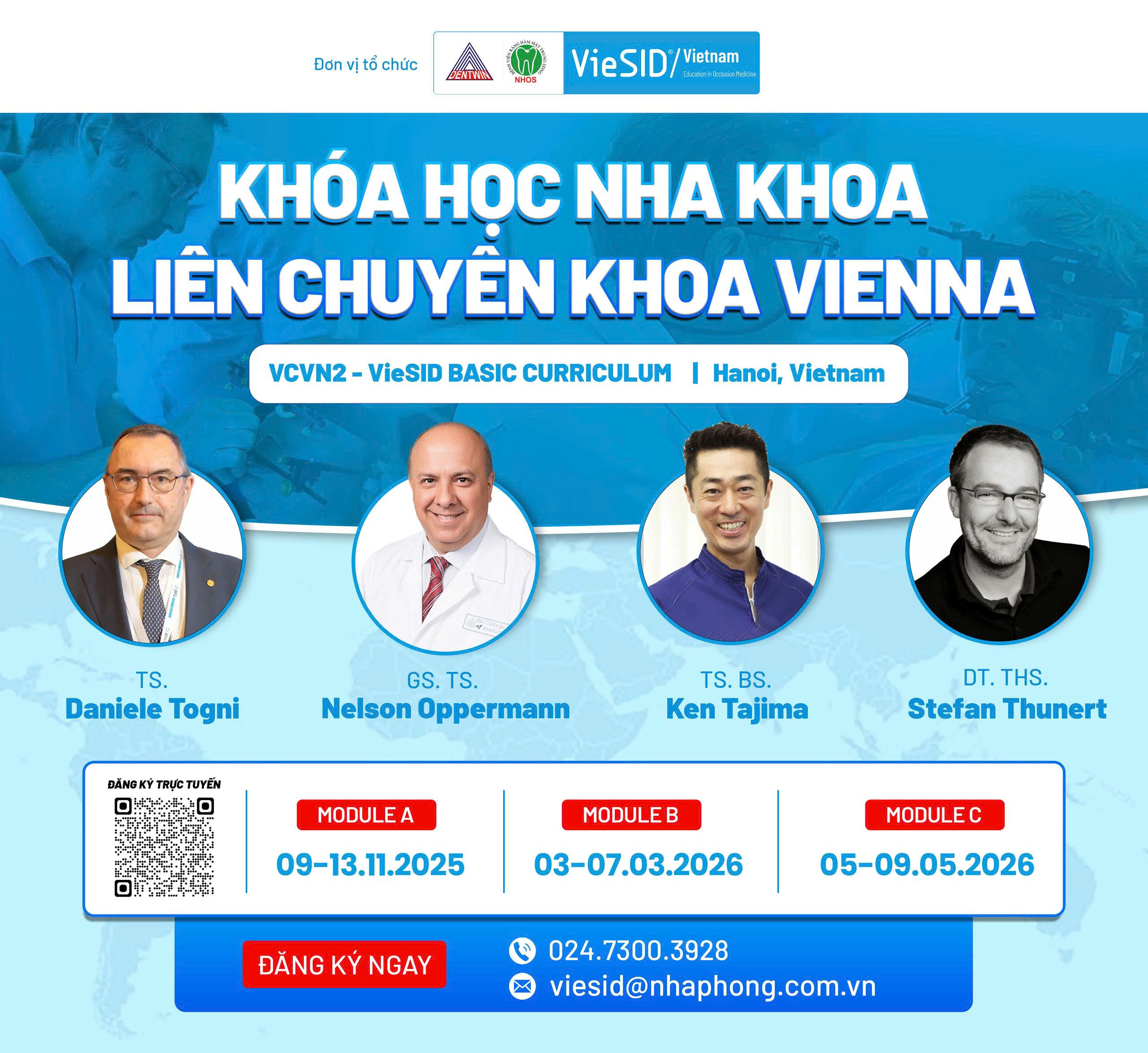 CHƯƠNG TRÌNH ĐÀO TẠO NHA KHOA LIÊN CHUYÊN KHOA VIESID TẠI VIỆT NAM  
